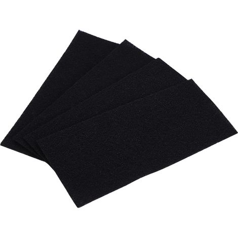 4 Filtres à Charbon Actif pour Purificateur d'Air, 24,3 x 10,5 cm, Préfiltre Éponge Anti-Odeurs Compatible HAP2400 HAP706 BAP260, Neutralise Cuisine Litière, Pack Économique pour Air Intérieur Frais (1/5)