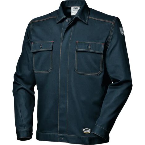 SIR SAFETY SYSTEM SYMBOL Veste de travail courte en coton bleu marine Taille 54
