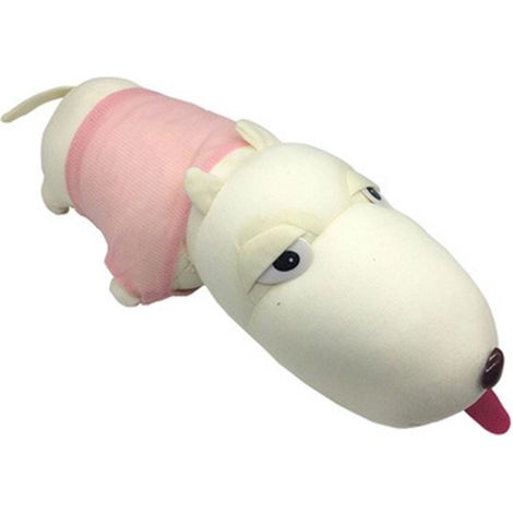 Puppen-Hunde-Auto-Ornament, Bambuskohlebeutel, Deodorant-Spielzeug, Formaldehydabsorption für Auto und Zuhause, Rosa, 28 cm / 11,02 Zoll (1/5)