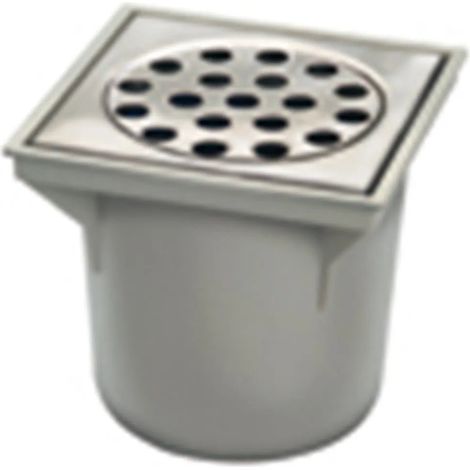 Pozzetto 200X200 In Abs Con Scarico Verticale