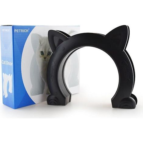 noir L Porte De Chat Porte De Chat Intrieure Porte De Chat Pour Porte Intrieure, Portes Pour Chat, Minou Et Minou (1/5)