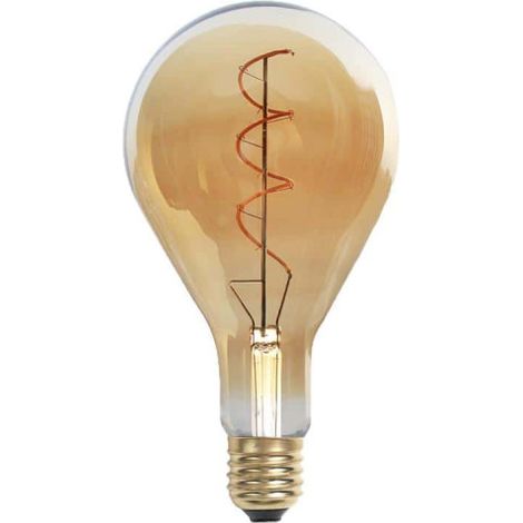 Ampoule LED poire à filament déco - Xxcell - E27 - 5 W - 380 lm - 2100 K - D. 130 mm - Ambrée (1/2)
