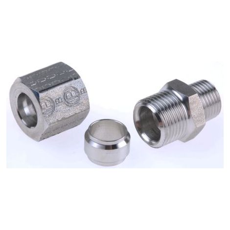 Manchon Droit Legris BSP Mâle 1/8pouce ( Prix pour 1 )