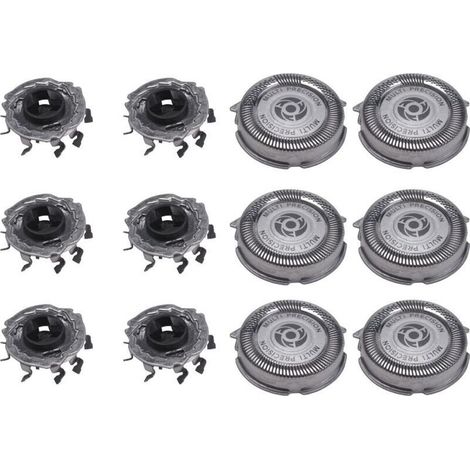 Lot de 6 Têtes de Rechange pour Rasoir Série 5000 Lames MultiPrécision Compatibles Modèles