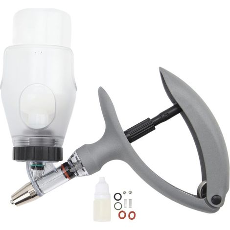 Automatische 2-ml-Veterinärspritze für Impfstoffe, einstellbar von 0,2 bis 2 ml, kontinuierlicher Injektor für Nutztiere und andere Tiere.