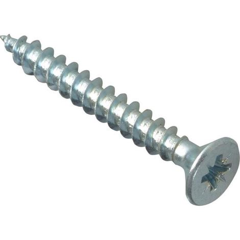 ForgeFix MPS540ZP Multi-Purpose Pozi Compatible Screw CSK ST ZP 5 x 40mm Box 200 FORMPS540ZP