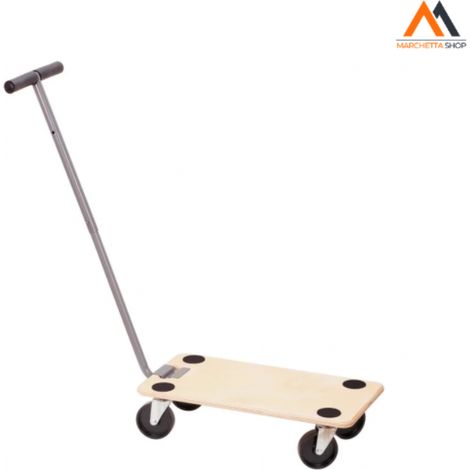 CARRELLO QUICK IN MDF C/MANICO TELES. RICHIUD. 200KG