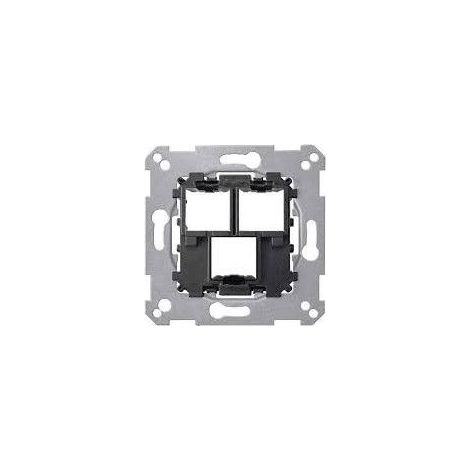 Soporte para 1 o 2 tomas RJ45/RJ11 SCHNEIDER MTN4575-0000