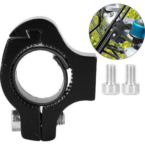 Porte-gobelet pour vélo, moto, fixation sur guidon, porte-bouteille (noir) (1/5)