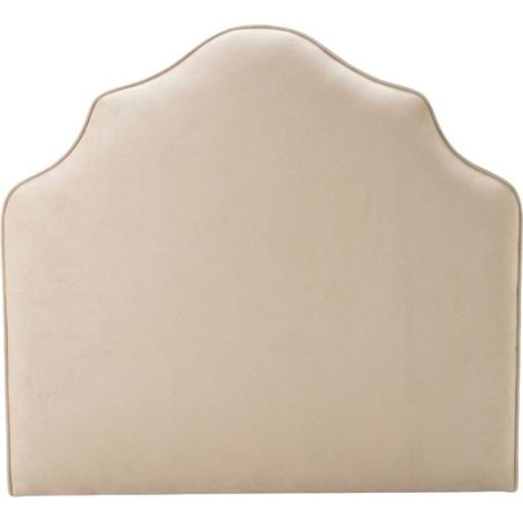 Testiera imbottita truciolato beige 90/105cm