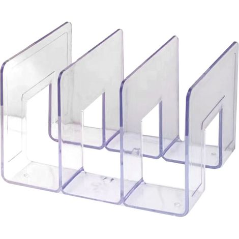 Bardusch-Organisateur de sacs à main, étagère de rangement transparente pour la maison, étagère à mini-sacs à main, 3 sections, couleur transparente (1/5)