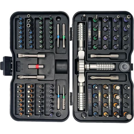 Tournevis à cliquet Outil de Réparation Précis Magnétique Portable Kit pour Tournevis Pour Lunettes De , Lunettes, Vélo, Bicyclette, Ordinateur, Appareils Électriques, Maison Et Garage (1/5)
