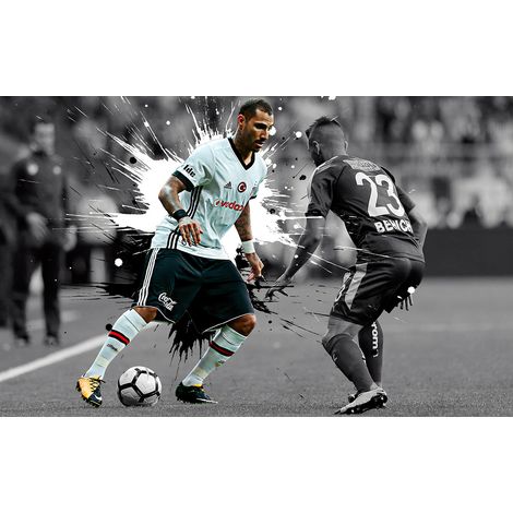 Papier peint panoramique Football - Joueur de Foot - 130 cm x 81 cm (1/2)