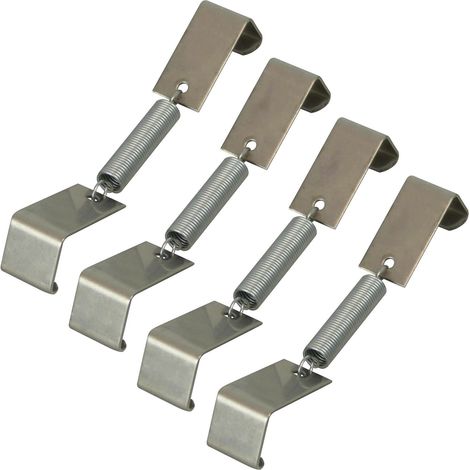 PINCES POUR SUPPORT PLAQUE D'IMMATRICULATION 4 PCS