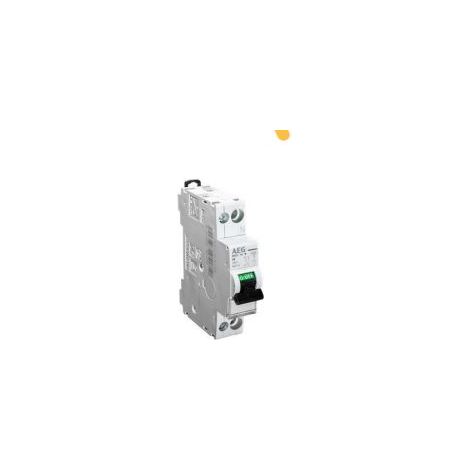 Interruttore magnetotermico 1p+n 10a curva c 4,5ka 230v 1 modulo aeg dcc41nc10