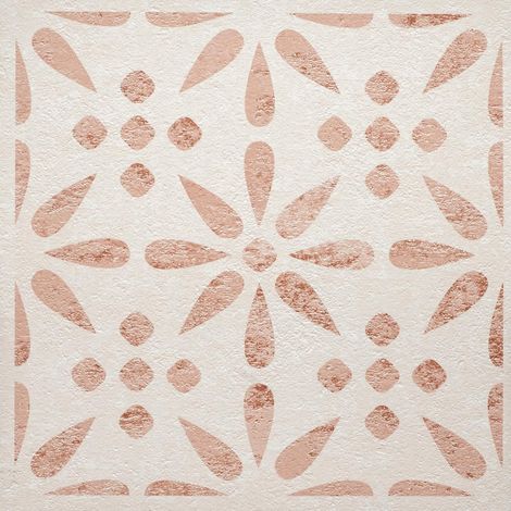 Dalles de Sol adhésives Ancien Fleur (Lot de 11, 30,5 cm x 30,5 cm) (1/5)
