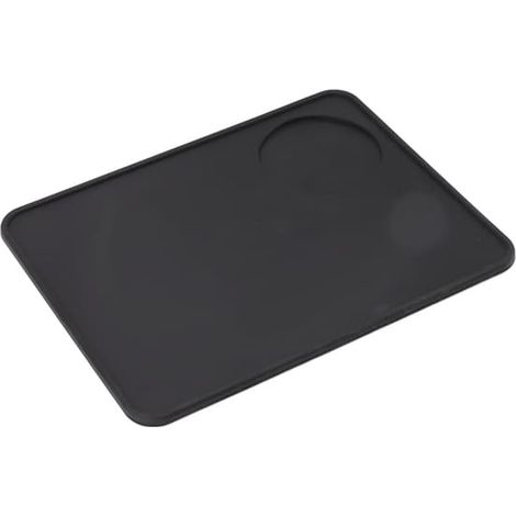 Tapis tasseur à expresso en silicone alimentaire, antidérapant, 19,9 x 15 x 0,6 cm, idéal pour la maison, la cuisine, le bar et le café (1 pièce). (1/5)