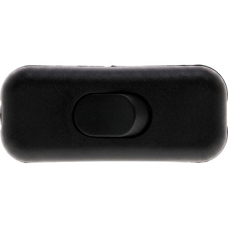 SIMON 526317 Stufenschalter aus Thermoplast, 2 A, flach, schwarz