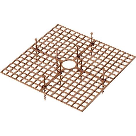 Grille de protection pour plantes 30 cm, découpable, carrée, marron, pour pots de fleurs, chiens, chats, enfants et animaux. (1/3)