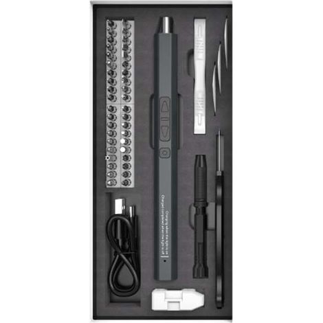 Elektro-Schraubendreher-Set, Reparaturwerkzeug, 50-in-1 kleiner Elektro-Schraubendreher aus Stahl, Präzisions-Schraubendreher-Set für Brillen, Uhren, PC/272