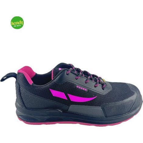 Scarpe Antinfortunistiche Basse Dozer Pink Jaguar S1 in TPU Nero Taglia 39 (1/2)