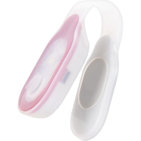 Lampe torche rechargeable à clip magnétique, 3 modes, batterie intégrée (rouge et blanche). (1/4)