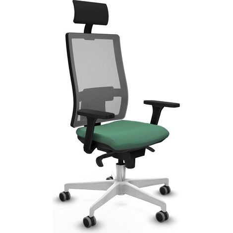 Piqueras y Crespo Horna chaise bureau vert émeraude (1/3)