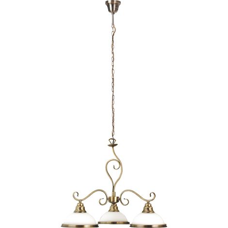 Lampadario classico Elisett Rabalux bronzo 3xE27 60W (1/3)