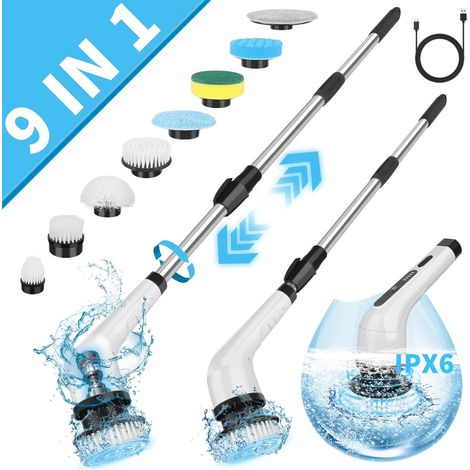 9in1 Poignée Extensible Rechargeable électrique Rechargeable électrique Rechargeable Rechargeable