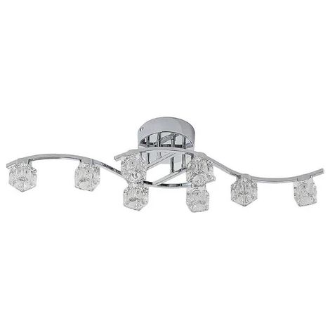 [GEBRAUCHT] B-Ware Lindby Deckenleuchte Deckenlampe Led Yaro Achtflammig Dimmbar Chrom783