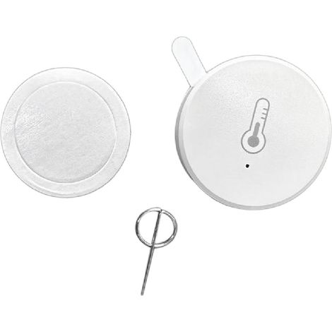 Graffiti Zigbee Smart Temperatur- und Feuchtigkeitssensor Smart Home Link Drahtloser Temperatur- und Feuchtigkeitssensor (1/5)
