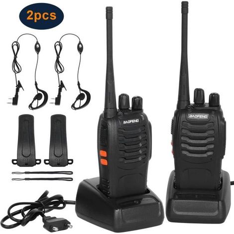 Talkie-Walkie - BAOFENG - BF-888s - 16 Canaux - Rechargeable - Portée 3-5 km (1/4)