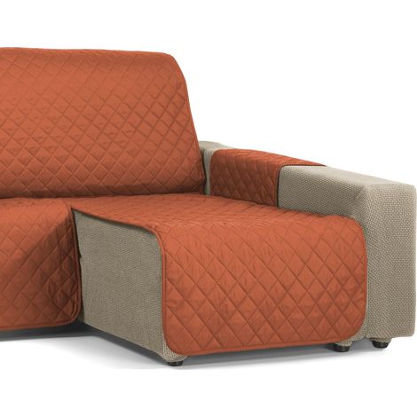 Housse de Chaise Longue rembourrée Ambar, 200 cm, tuile (1/5)