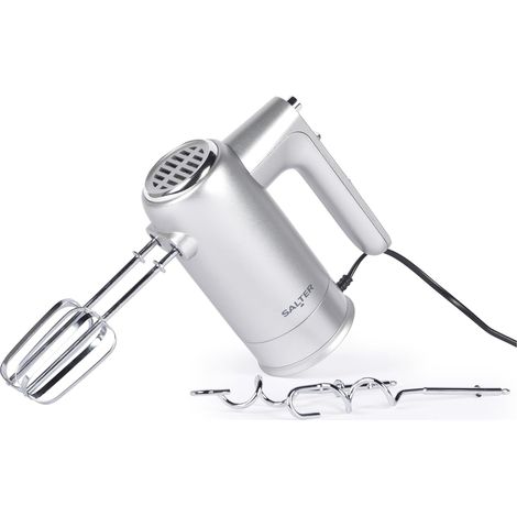 Aspen Batteur à Main 300W – 5 Vitesses + Turbo, Fouets & Crochets Pétrisseurs, Base de Rangement, Éjection Facile, Mixeur Électrique Idéal Pâtisserie, Pâte à Gâteau & Pain (1/5)
