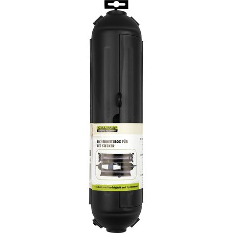 Sicherheitsbox für CEE Stecker 30 x 9,5 x 9,5 cm Schwarz (1/5)