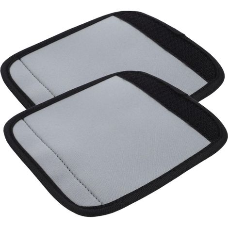 2pièces Housse De Poignée De Valise Couvre-poignée pour Bagage Lot de Enveloppes De Poignée Accessoire De Voyage pour Valise De Bagage (1/5)