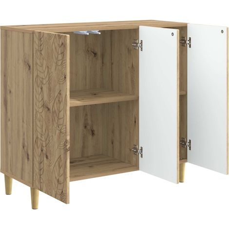 Sideboard/Anrichte/Buffet Artisan-Eiche 89 x 34,5 x 80 cm Holzwerkstoff LXWW159722 (1/5)