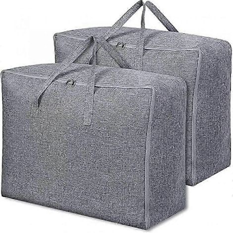 Un ensemble de deux sacs de rangement peut servir à ranger des couettes en duvet, des vêtements, des fournitures de déménagement et des bagages. (1/5)