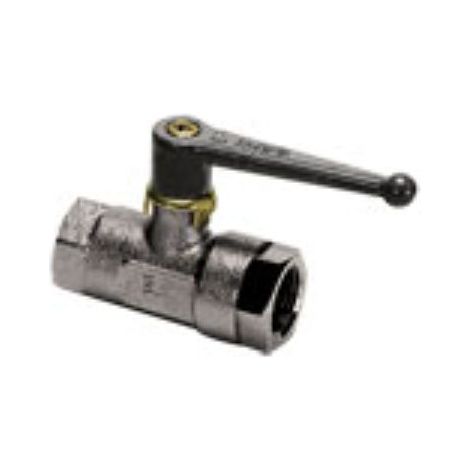 Robinet à boisseau sphérique manuel, 15.25mm en Laiton nickelé BSP 3/8" Vanne d'appareil ( Prix pour Paquet de 5 )