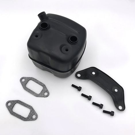 Kit de Pot Échappement pour Husqvarna 371 372XP 385 390XP Série, Silencieux d'échappement Plaque de Refroidissement Pièces Accessoire de Tronçonneuse (1/5)