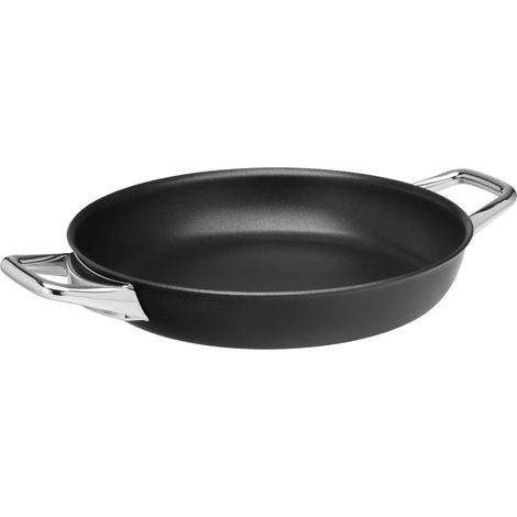 WMF Padella professionale per cottura a induzione, 28 cm, ideale per arrosti affilati, materiale multistrato (1/4)