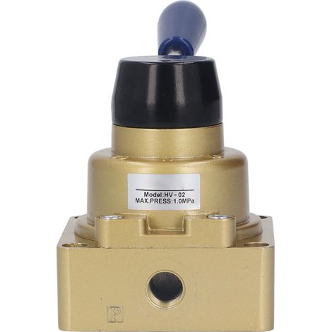 Manette rotative à levier pour vanne pneumatique 4 voies 3 positions, contrôleur de débit d'air, accessoire de commutation (1/5)