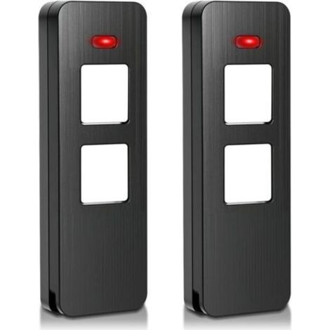 Ecleanfy-Lot de 2 émetteurs de porte de garage 868 MHz pour été Pearl Twin S10019-00001, 2 canaux pour SOMloq2, 4018V0004, pour 4015862001900