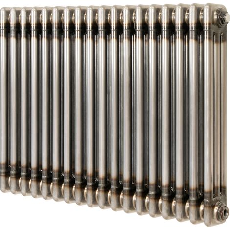 Radiatore 3 Colonne Orizzontale Metallo Grezzo 600x830 mm