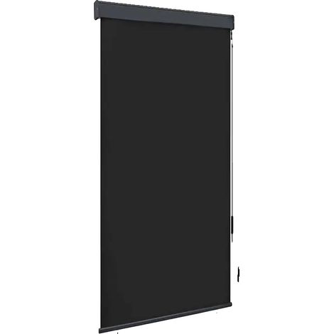 Estor enrollable, control de luz, diseño moderno, antracita (1/2)