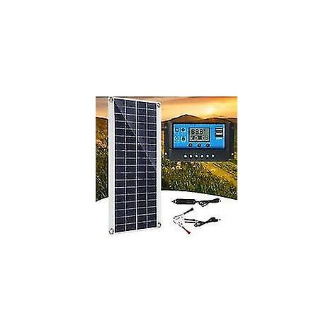 Panneau solaire 300w 12v, Kit de panneaux solaires, Kit de chargeur de contrôleur de Charge solaire 60a pour camping-car, Yacht, extérieur, jardin, éclairage (1/5)