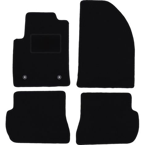 Tappetini in velluto nero per: Ford Fiesta MK6 hatchback (2002-2010)