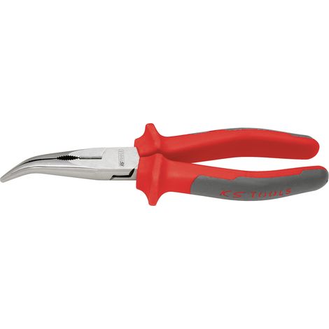 Pince à bec demi-rond coudé 45° ULTIMATE, Longueur 210 mm - KS Tools (1/2)