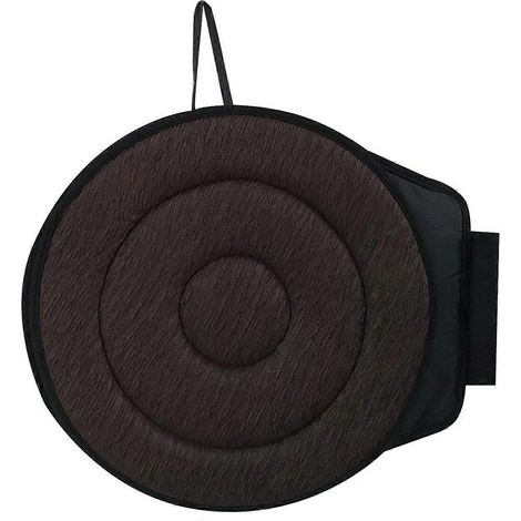 Coussin de siège pivotant à 360° pour voiture, coussin de siège pivotant pour voiture, coussin antidérapant pour siège pivotant à 360° C (1/4)