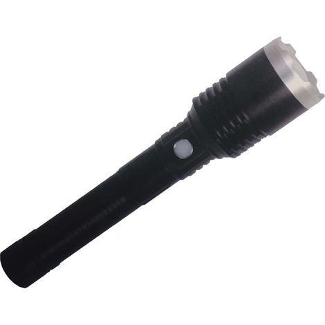 Linterna Led Profesional Alta Potencia Recargable USB, Zoom e Intensidad Regulable (1/2)